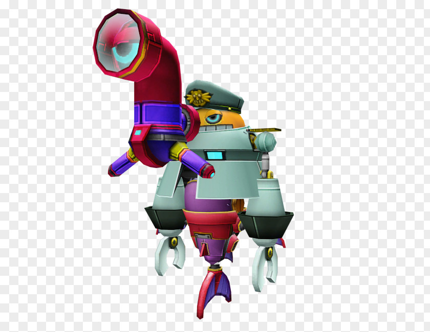 Jellyfish Sonic Colors Robot Doctor Eggman Wii Figurine PNG