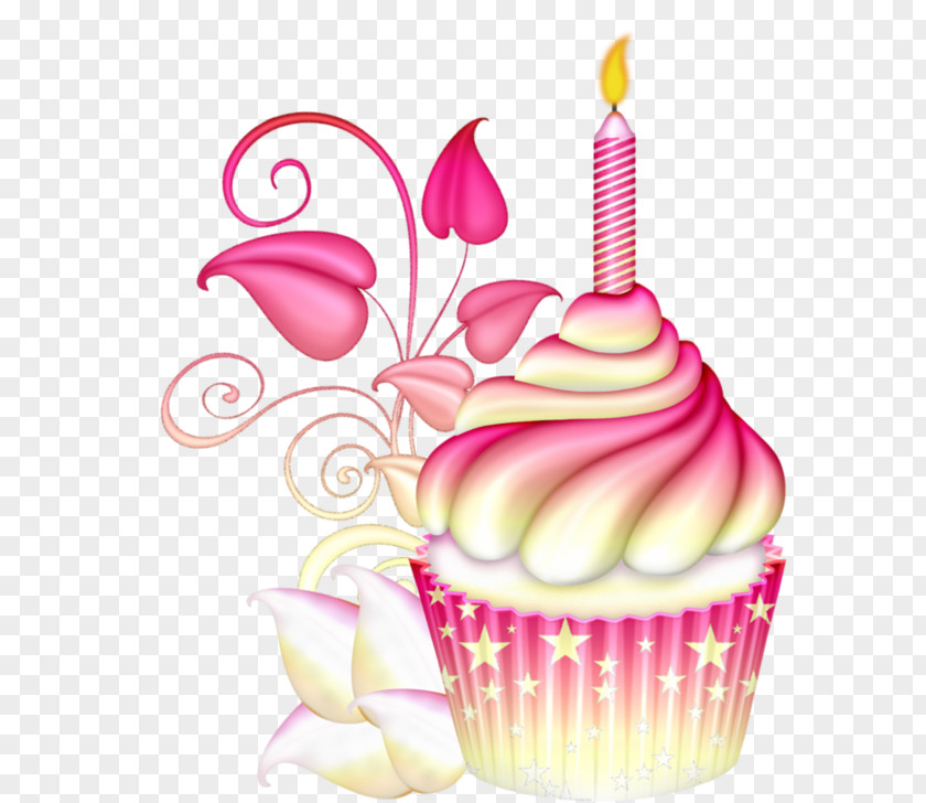 Pink Birthday Cake PNG