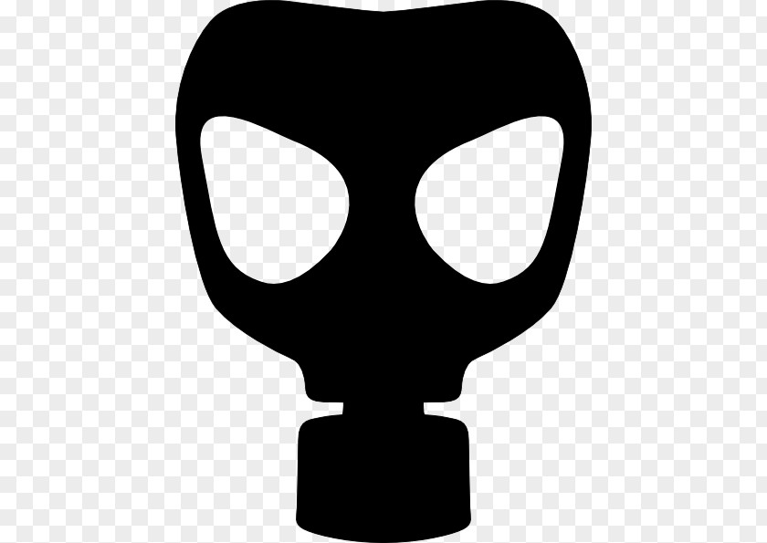 Gaz Mask Gas Silhouette PNG