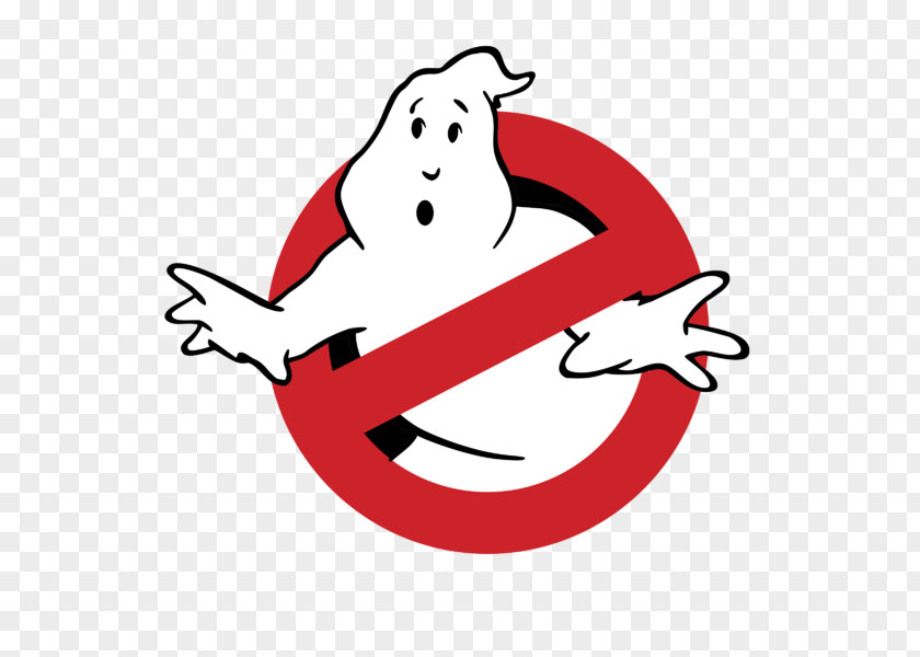 Line Art Symbol Ghostbusters Red PNG
