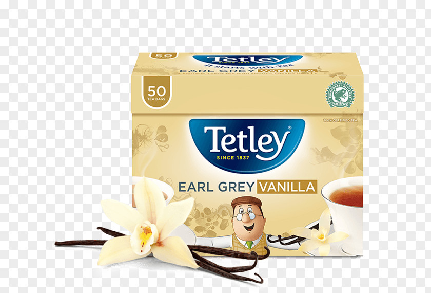 Tetley Black Tea Earl Grey Green Bag PNG