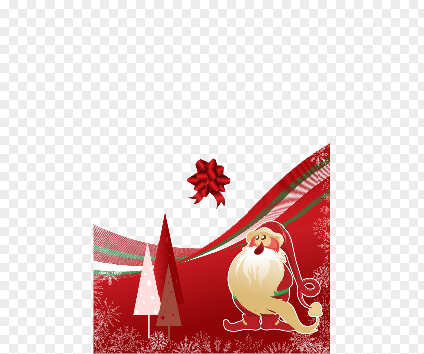 Vector Santa Claus Christmas Ornament PNG