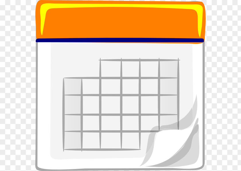 Orange Calendar Cliparts Clip Art PNG