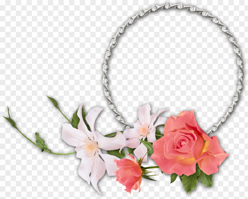 Oval Flower Floral Design Clip Art PNG