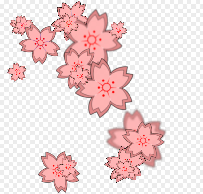 Sakura Petals Download Free Images Cherry Blossom Flower Clip Art PNG
