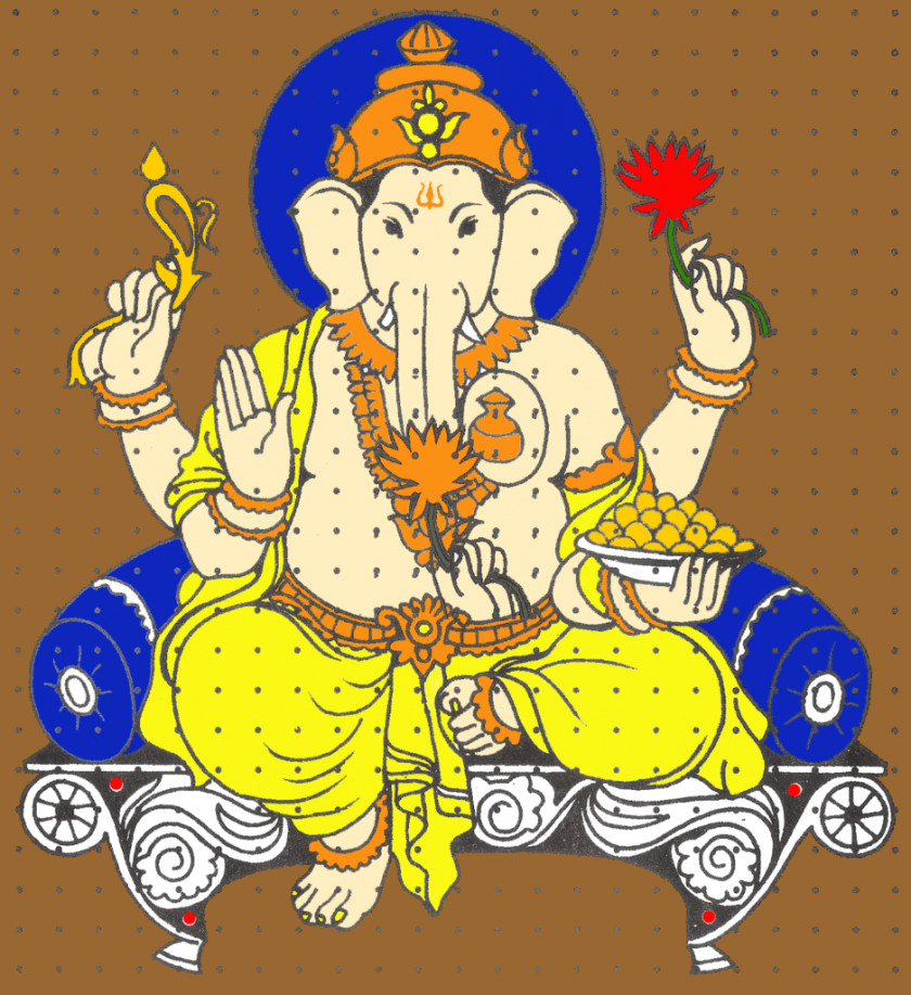 Sri Ganesh Shiva Ganesha Rangoli Diwali PNG