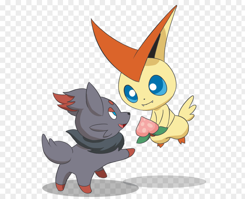 Cat Zorua Pokémon Victini Fan Art PNG