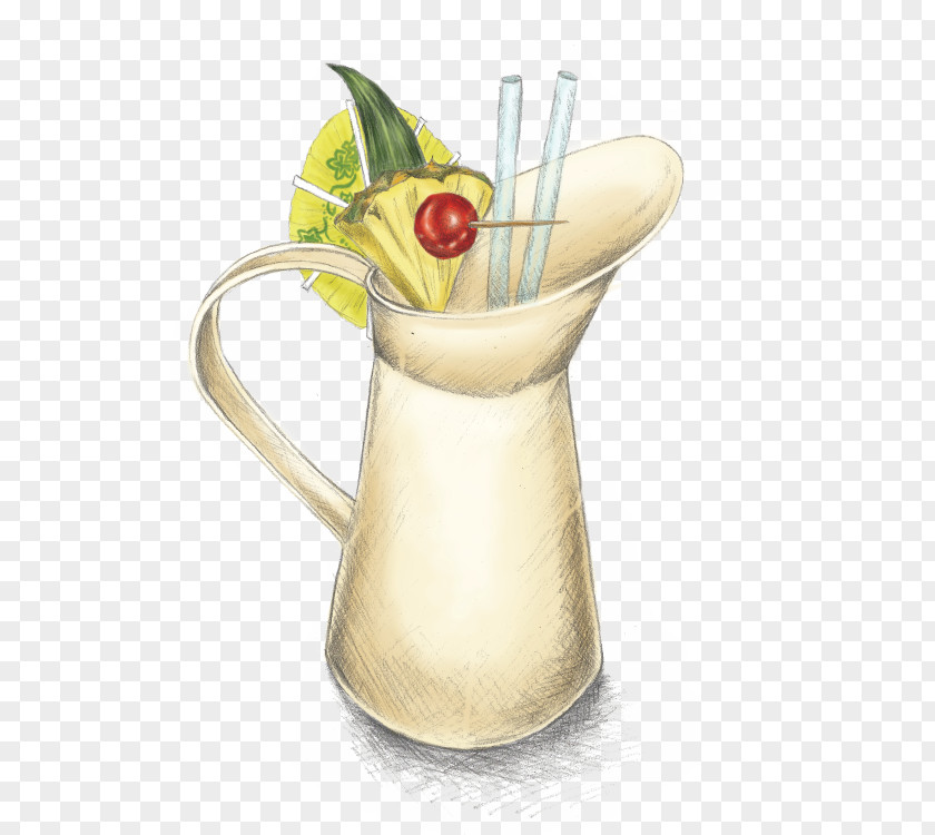 Cocktail Garnish Jug Cup PNG