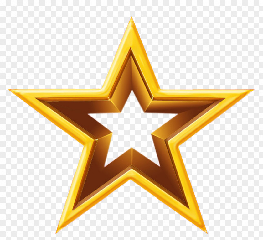 Gold Five-pointed Star Pattern PNG five-pointed star pattern clipart PNG