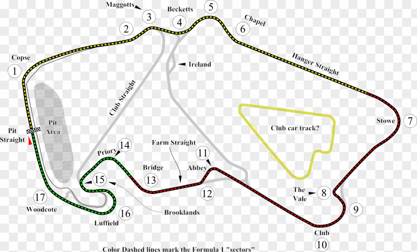 Layout Formula One Donington Park British Grand Prix Race Track Auto Racing PNG