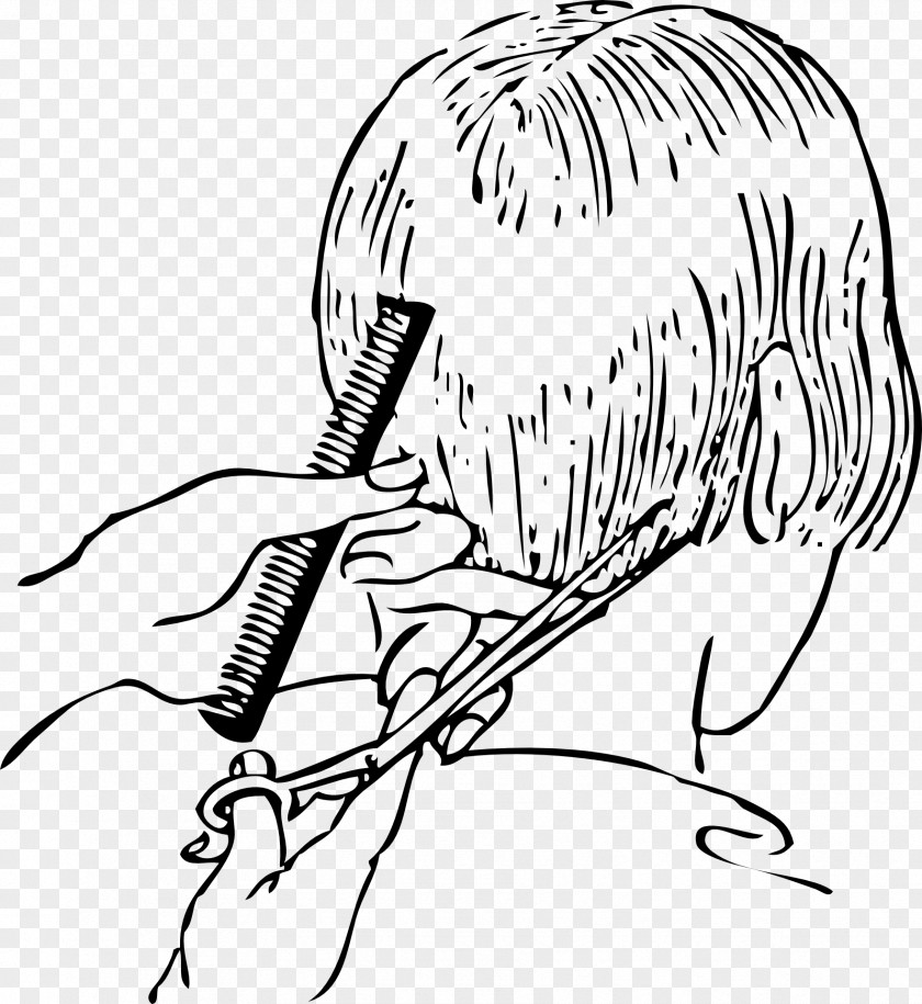 Barber Comb Hairstyle Clip Art PNG