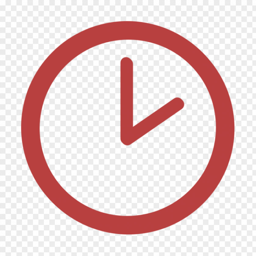 Finances And Trade Icon Hour Clock Of Circular Shape At Two O PNG