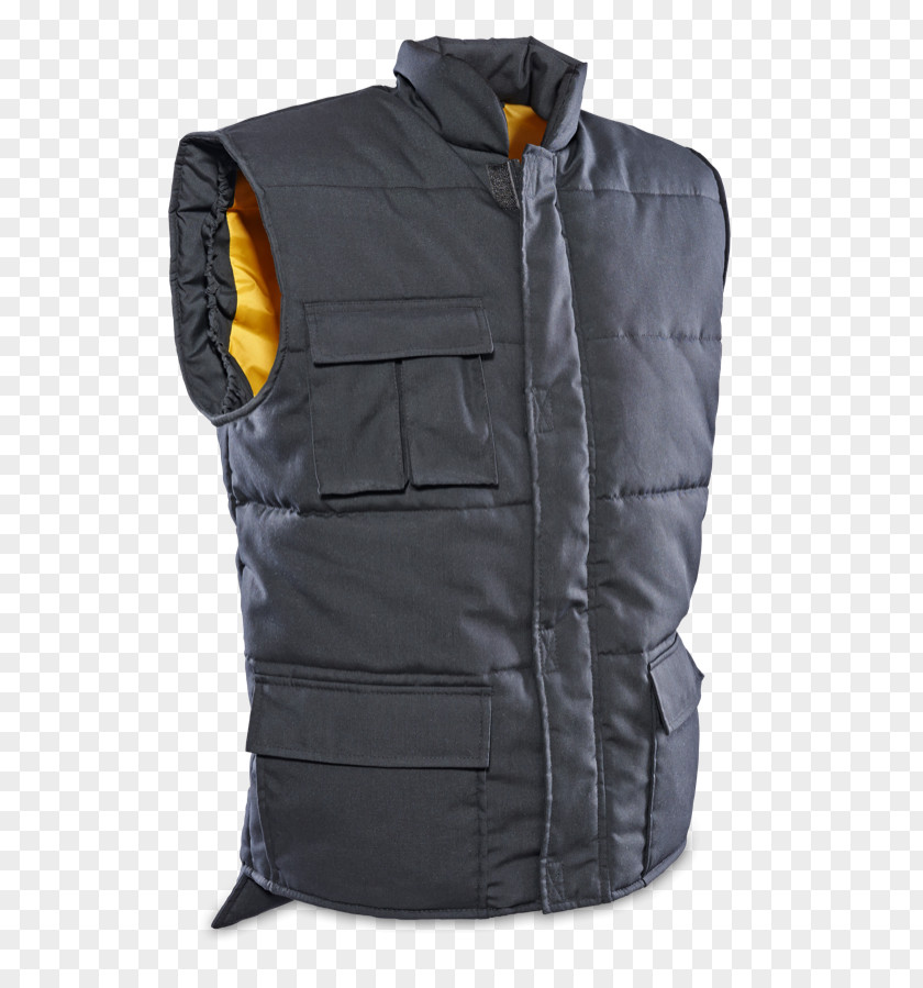 Jacket Gilets Sleeve Black M PNG