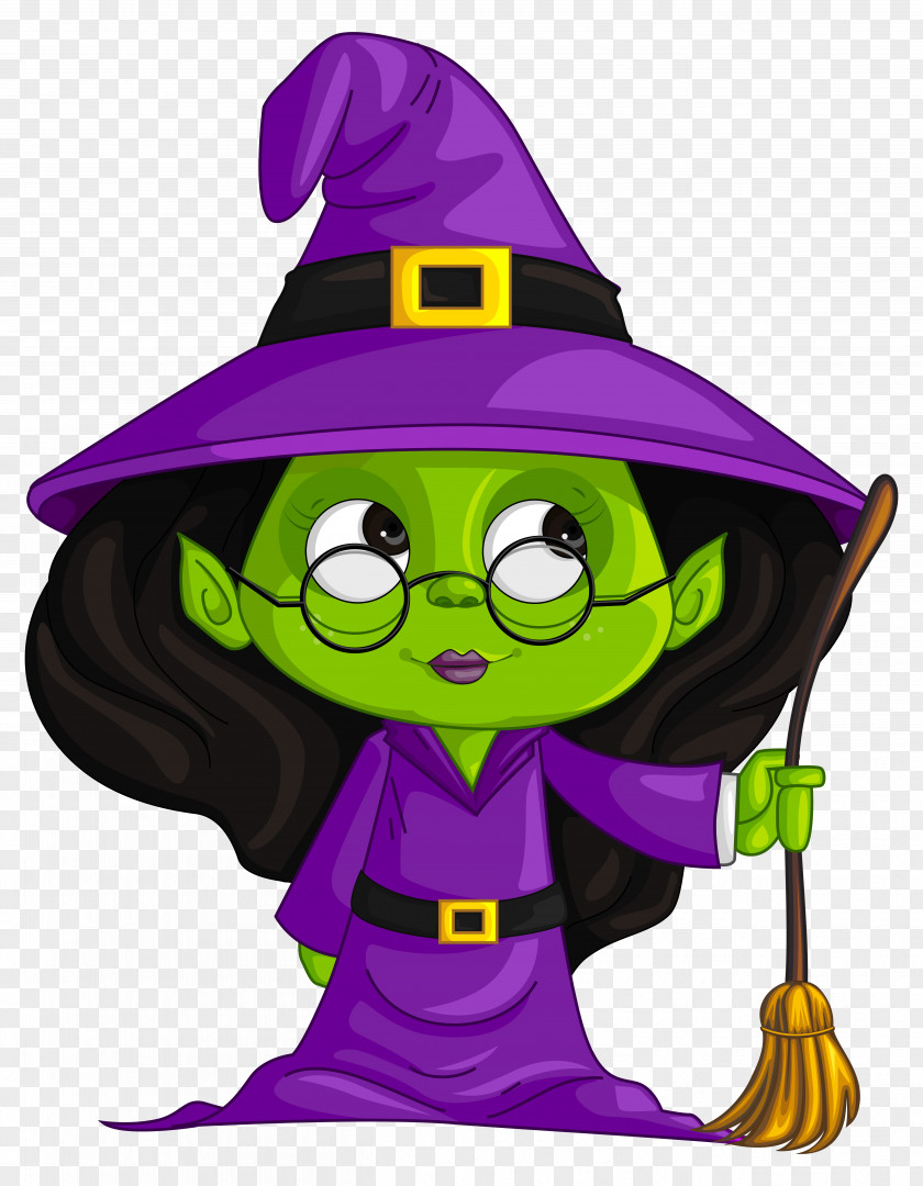 Purple Witch Clipart Image Witchcraft Clip Art PNG