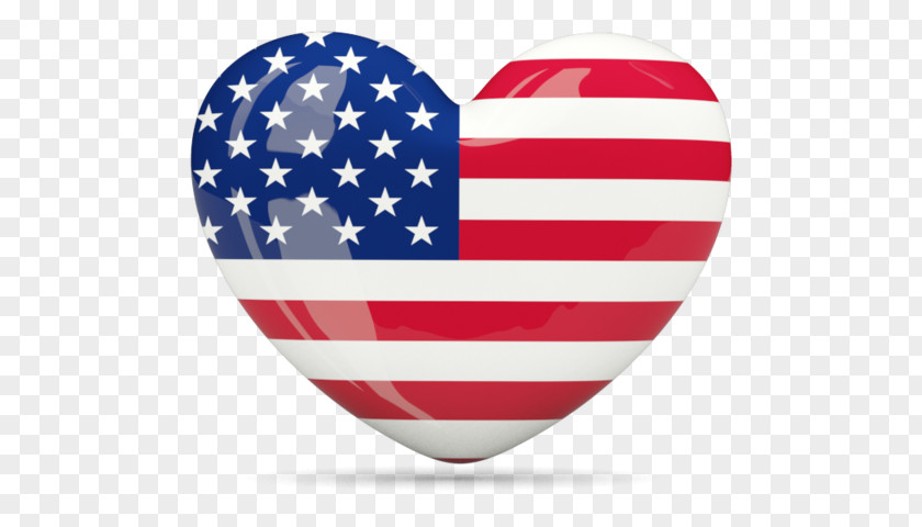 American Us Flag Svg Icon Of The United States US National Credit Solutions Independence Day Heart PNG