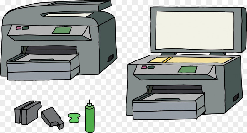 Cartoon Printer Material Royalty-free Clip Art PNG