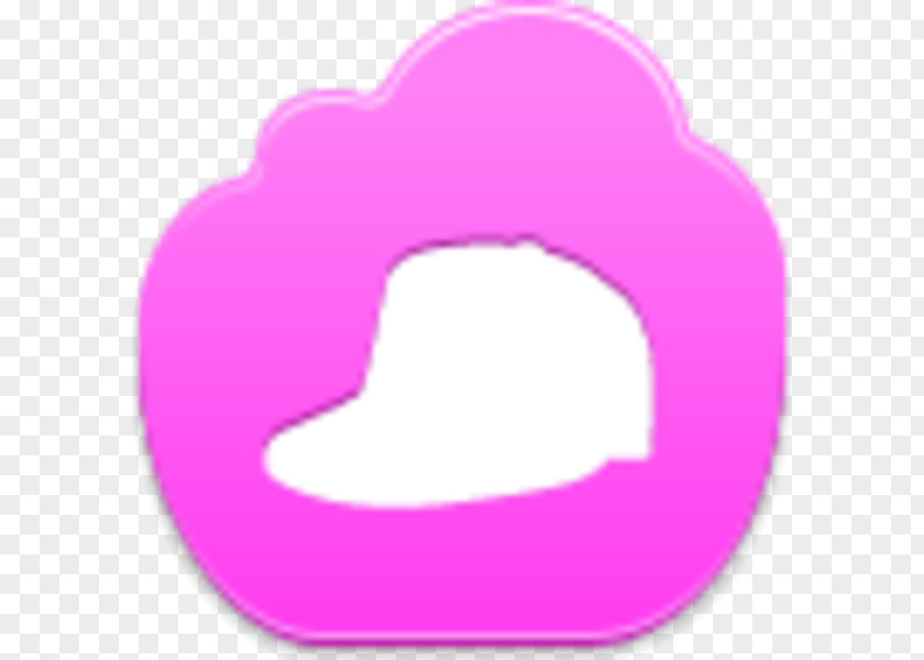 Pink Clouds Painted Symbol Clip Art PNG
