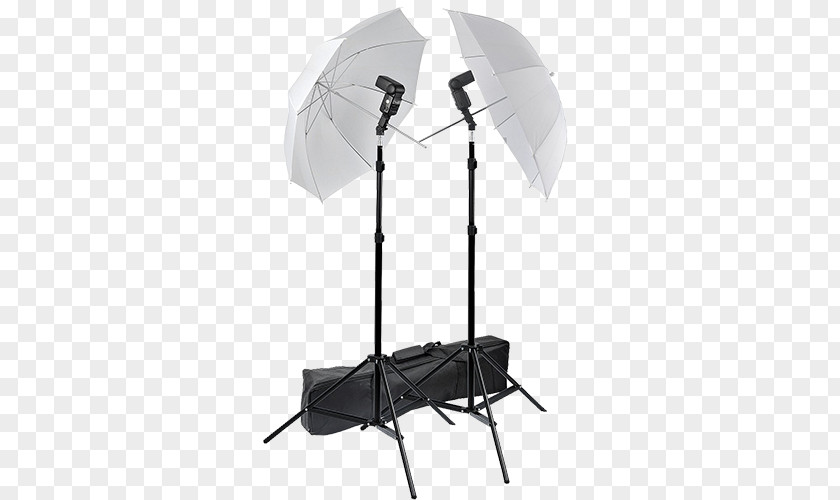 Umbrella Light Photography Camera Flashes Tripod PNG