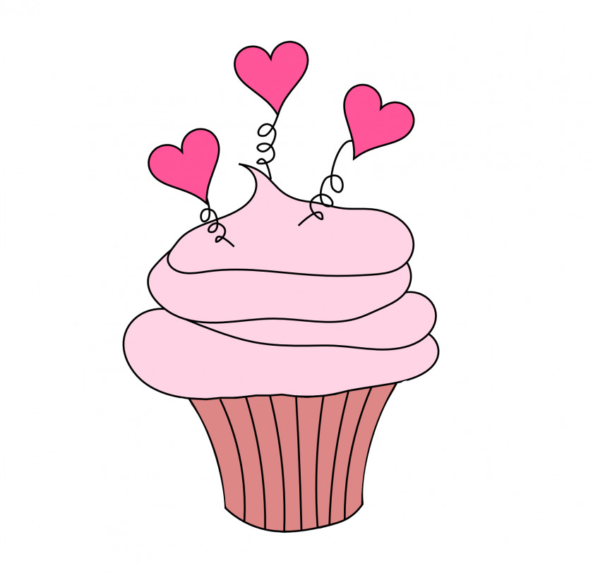 Valentine Cake Cliparts Cupcake Valentine's Day Clip Art PNG