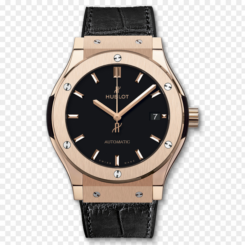 Watch Hublot Chronograph Automatic Gold PNG