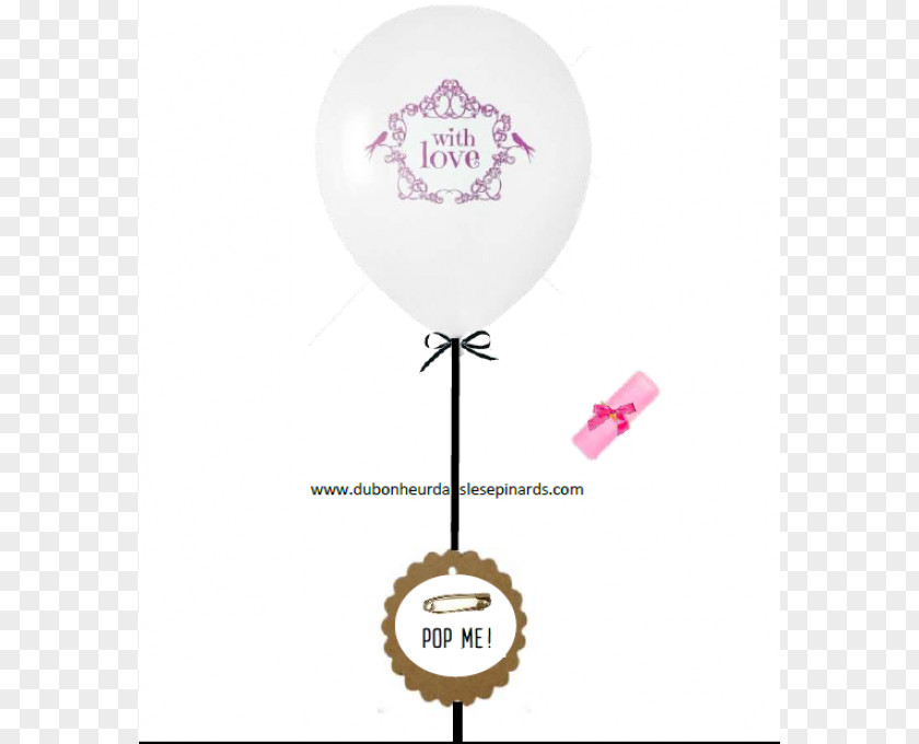 Balloon Gift Text Message Wedding PNG