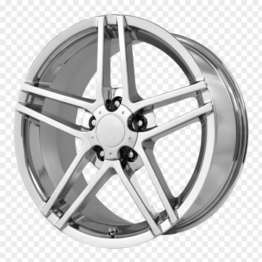 Chrome Car Rim Wheel Sizing Beadlock PNG