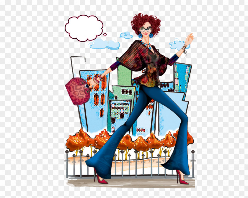 Fashion Illustration Drawing Cartoon PNG