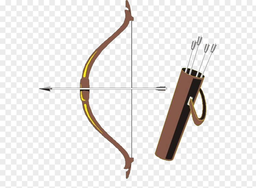 Free Bow To Pull The Material Archery Arrow Illustration PNG