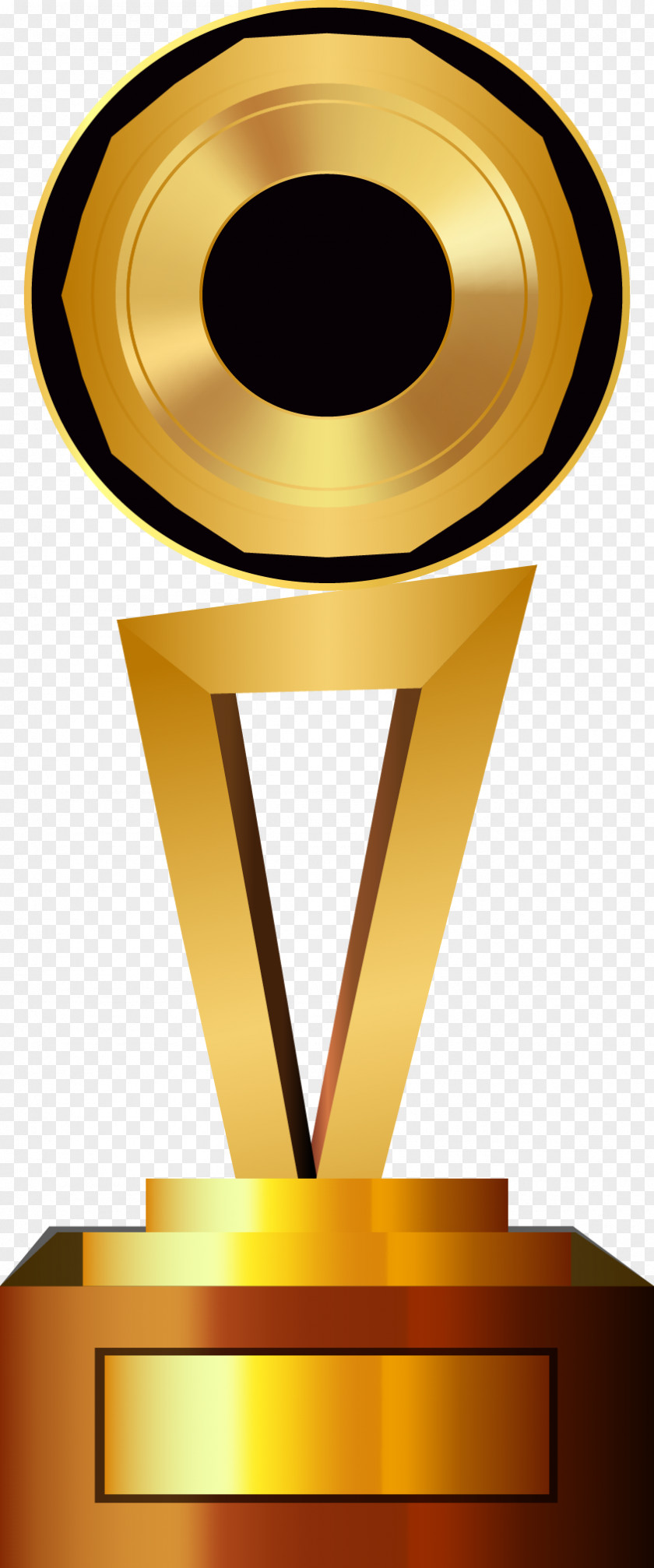 Gold Medal Vector Cup Map Trophy PNG