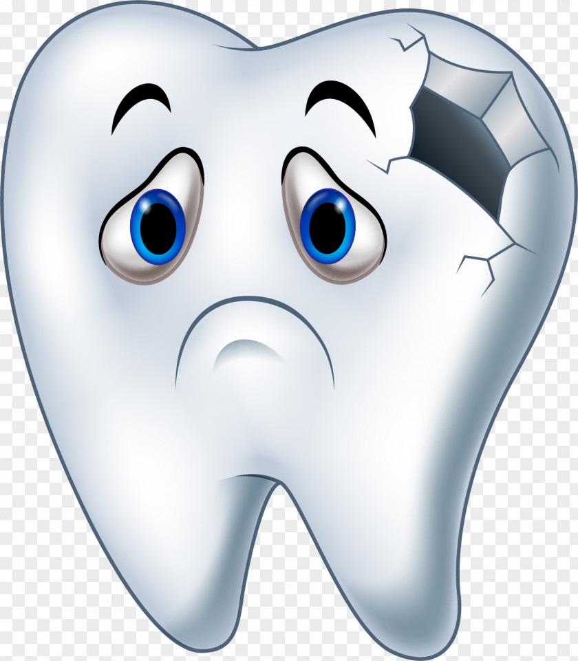 Holes In The Teeth Tooth Decay Cartoon Human PNG
