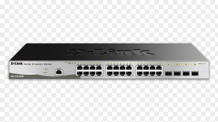Ports Network Switch D-Link Gigabit Ethernet Power Over Small Form-factor Pluggable Transceiver PNG