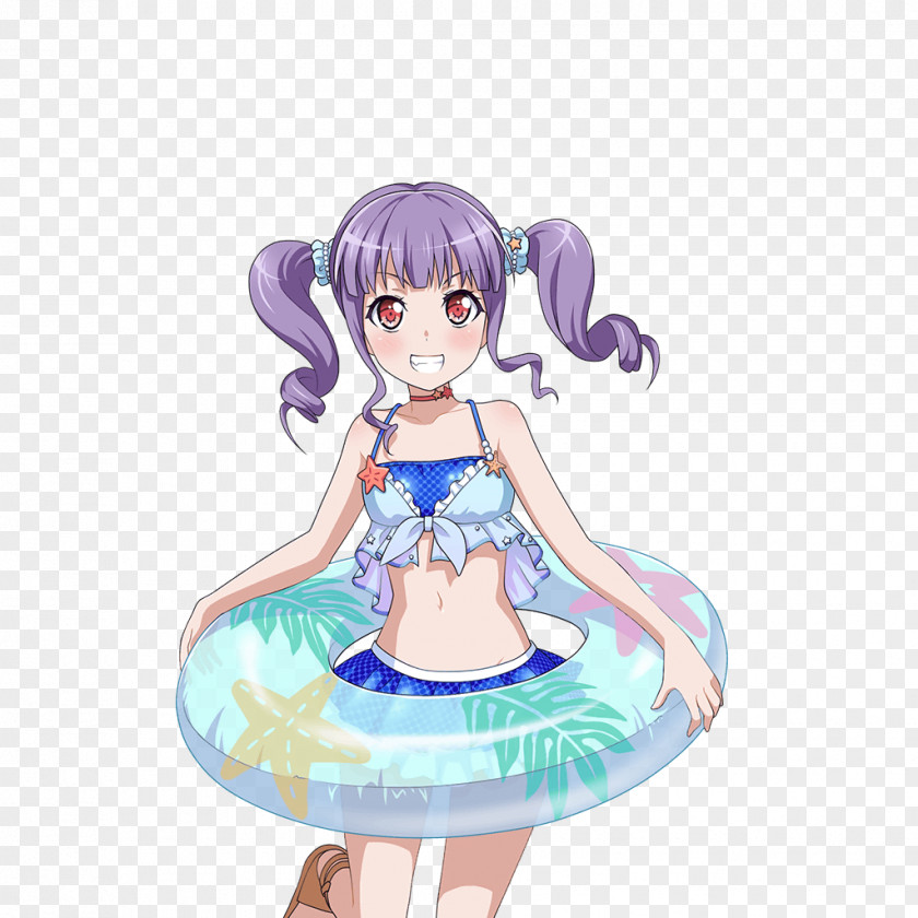 Swimming Ring BanG Dream! Girls Band Party! Roselia Swimsuit All-female PNG
