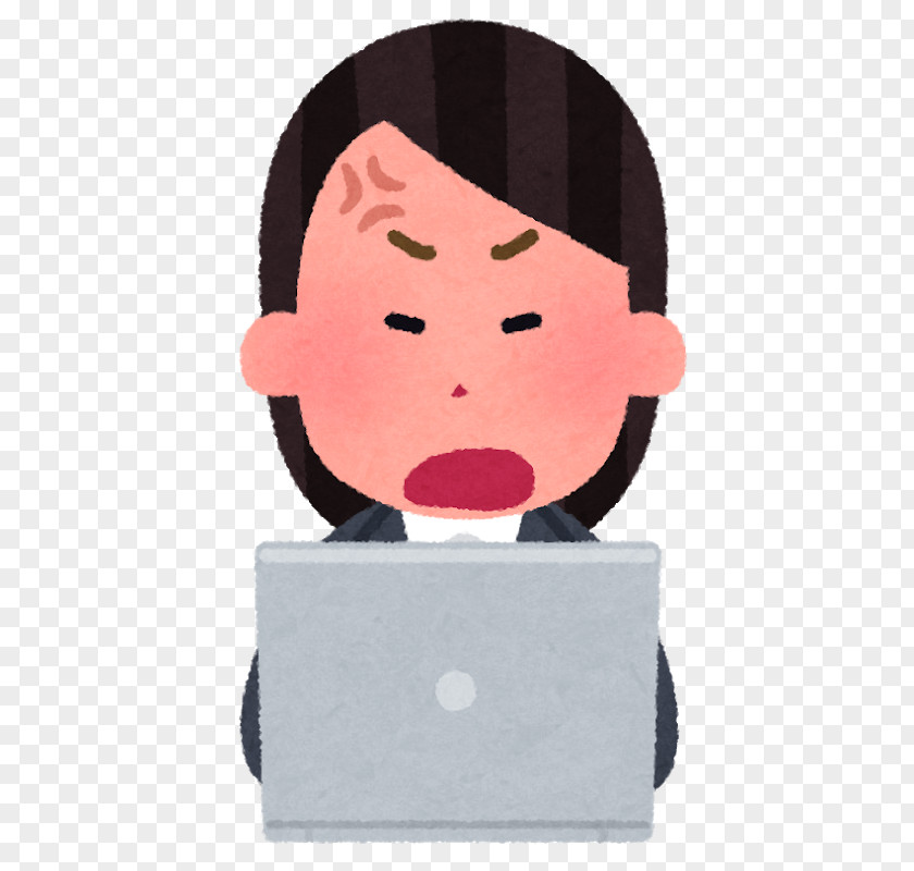 Angry Businesswoman Laptop Personal Computer Clip Art Microsoft Tablet PC PNG