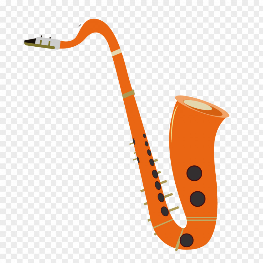 Cartoon Saxophone Abracadabra Musical Instrument PNG