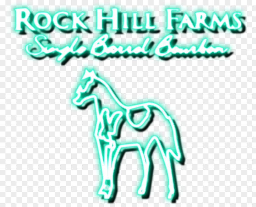 Horse Logo Green Character Font PNG