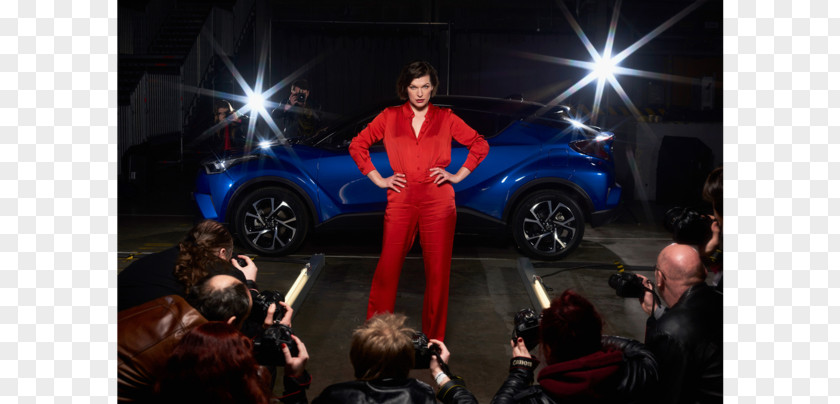 Milla Jovovich Alice Photography Toyota C-HR Concept PNG