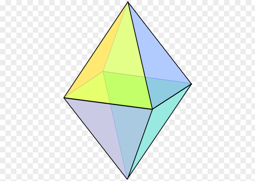 Triangle Bipyramid Square Pyramid 双四角锥 PNG