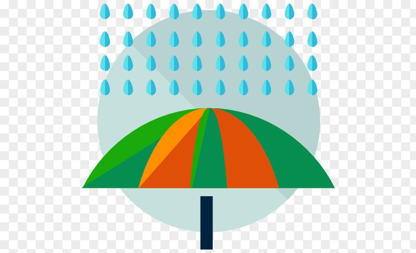 A Rain Under Umbrella Icon PNG