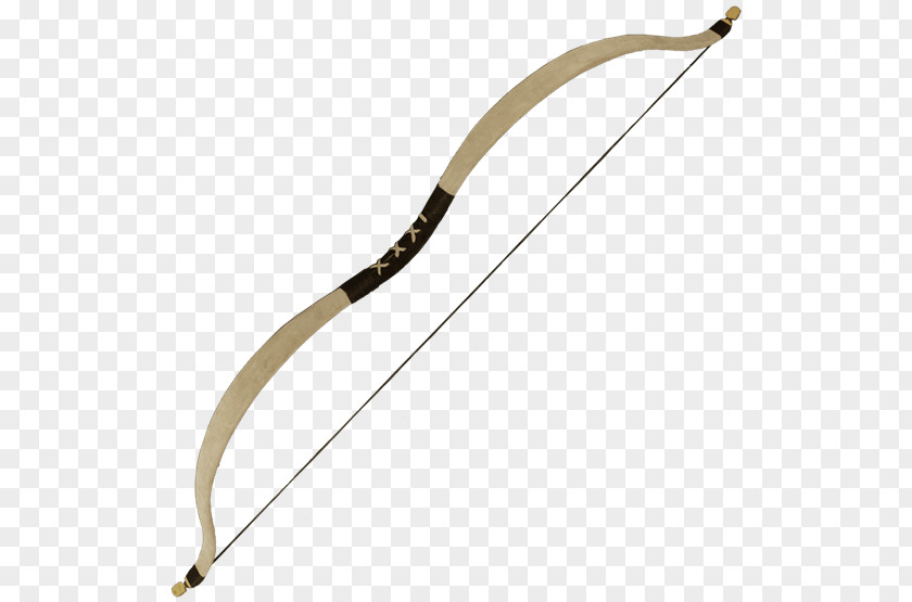 Medieval Archery Equipment Larp Bow Arrows And Arrow Longbow PNG