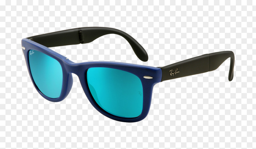 Ray Ban Ray-Ban Wayfarer Folding Flash Sunglasses New Classic PNG