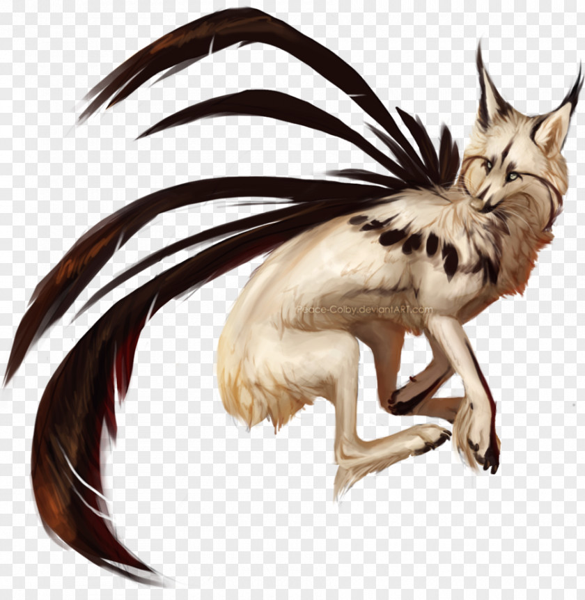 Cat Fox Tail Legendary Creature Feather PNG
