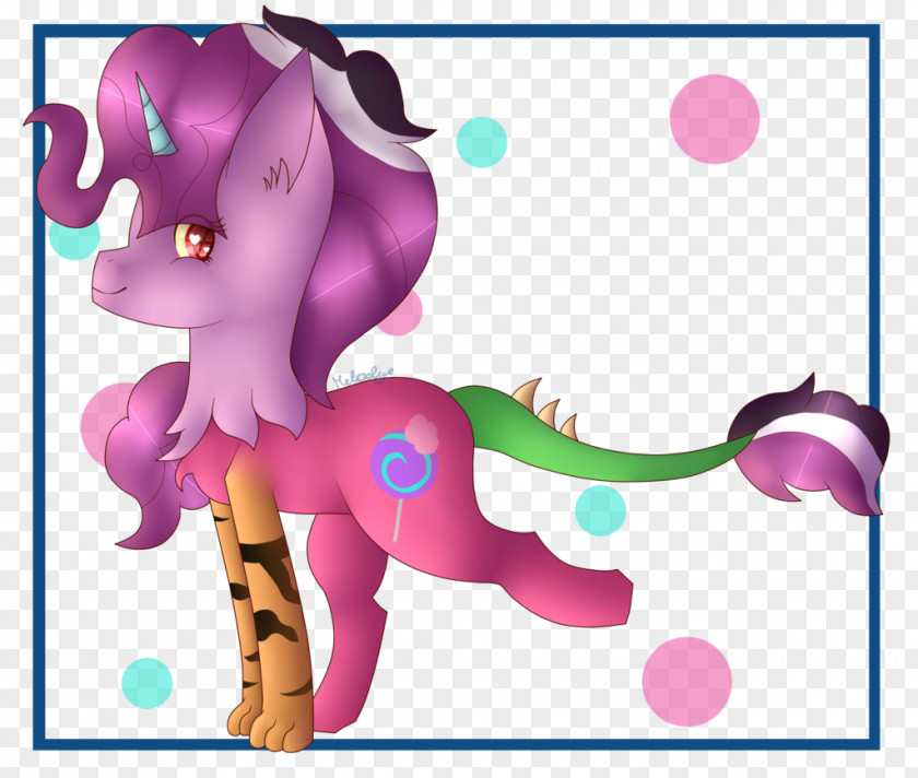 Cute Sticky Pony Horse Figurine Clip Art PNG