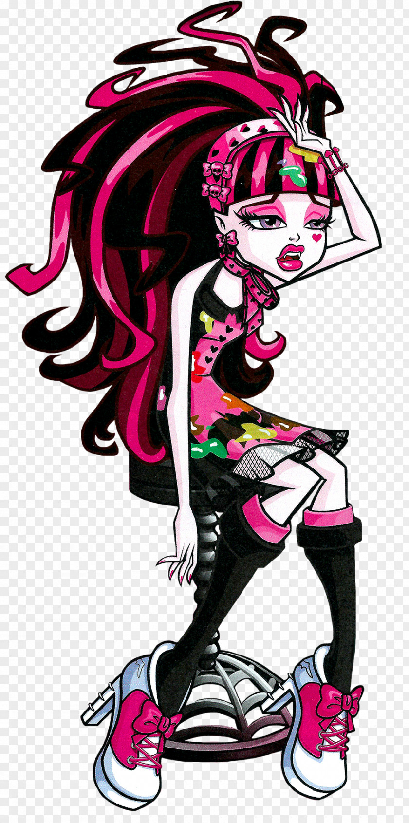 Doll Draculaura Monster High Barbie Bratz PNG
