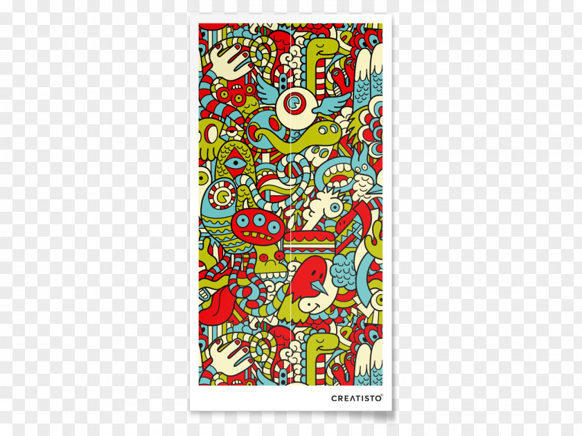 Doodle Monster Samsung Galaxy S5 Mini Graphic Design Text PNG