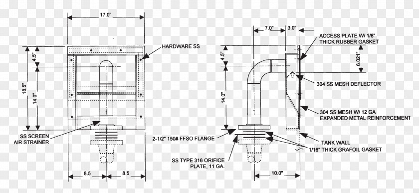 Fire Shield Drawing Foam Storage Tank Diagram External Floating Roof PNG