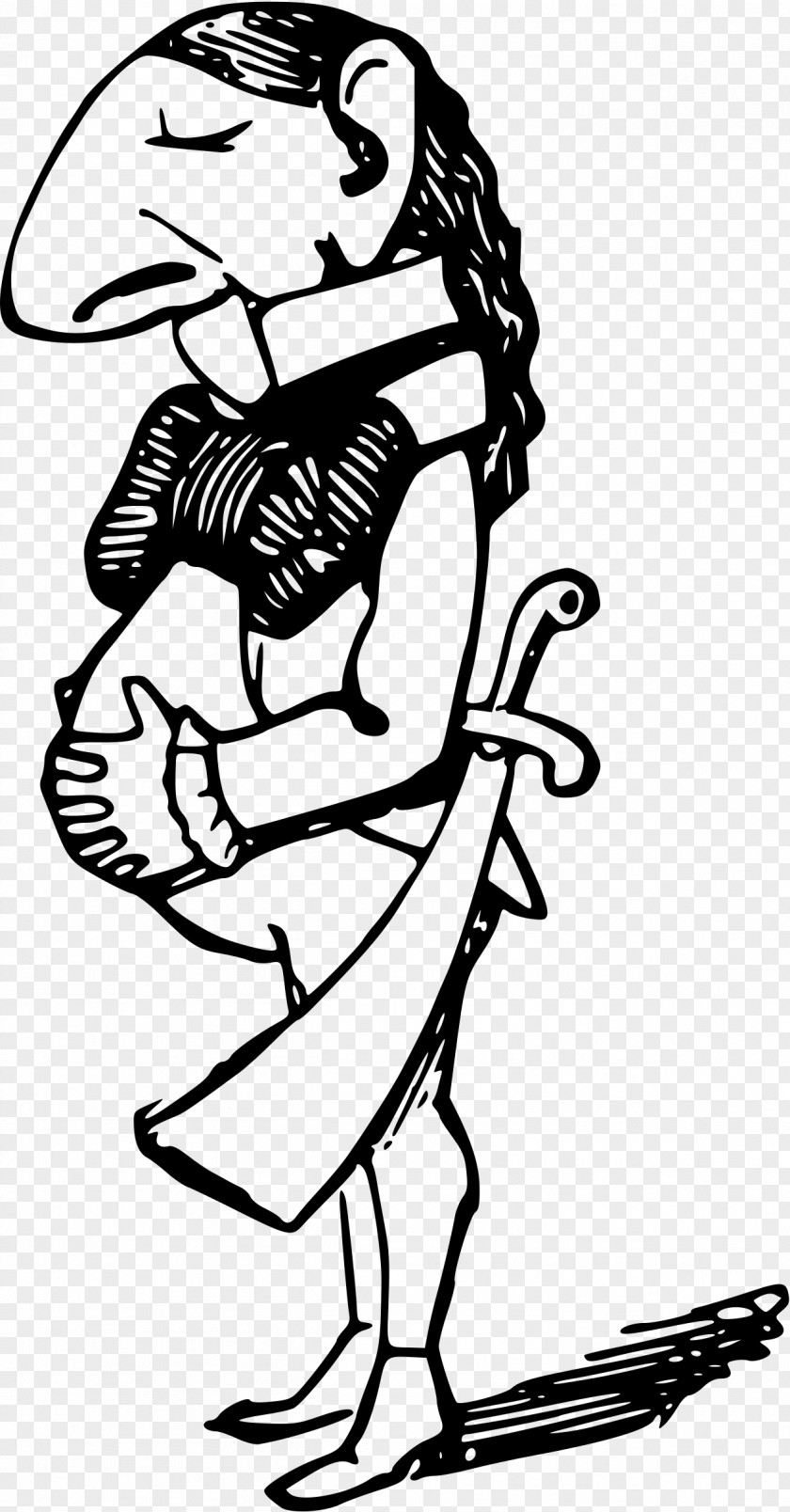 Hand Drawn Cartoon Clip Art PNG