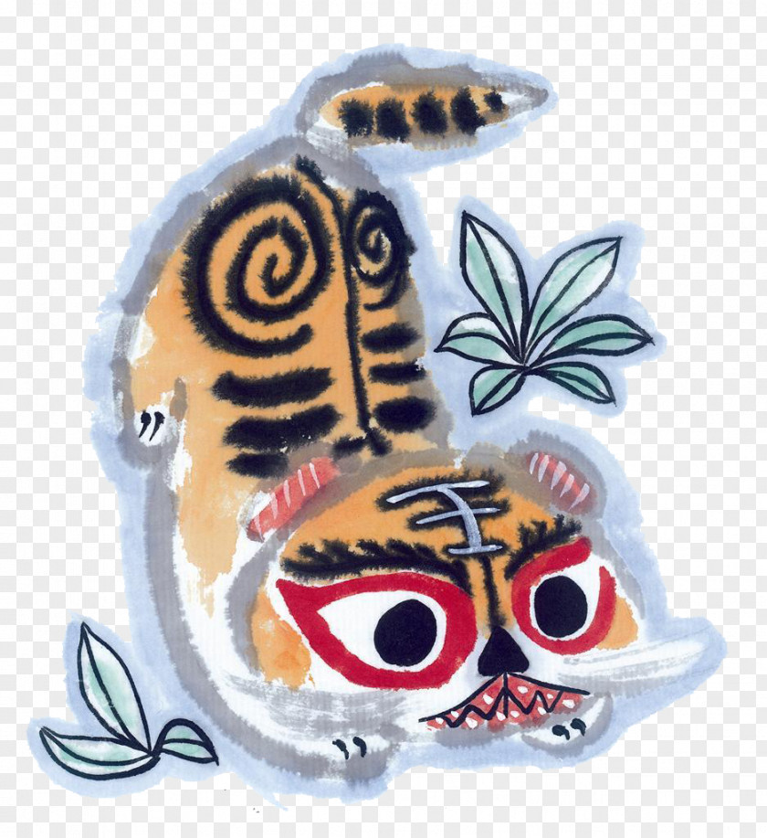 Lovely Little Tiger Chinese Zodiac Monkey Fortune-telling Luck PNG