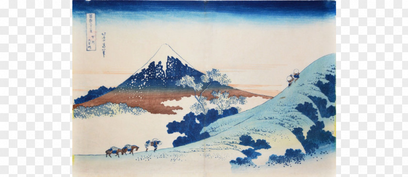Painting Thirty-six Views Of Mount Fuji The Great Wave Off Kanagawa Edo Ukiyo-e PNG