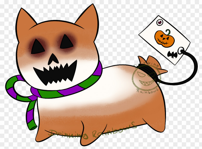 Pumpkin Spice Whiskers Dog Cat Clip Art PNG