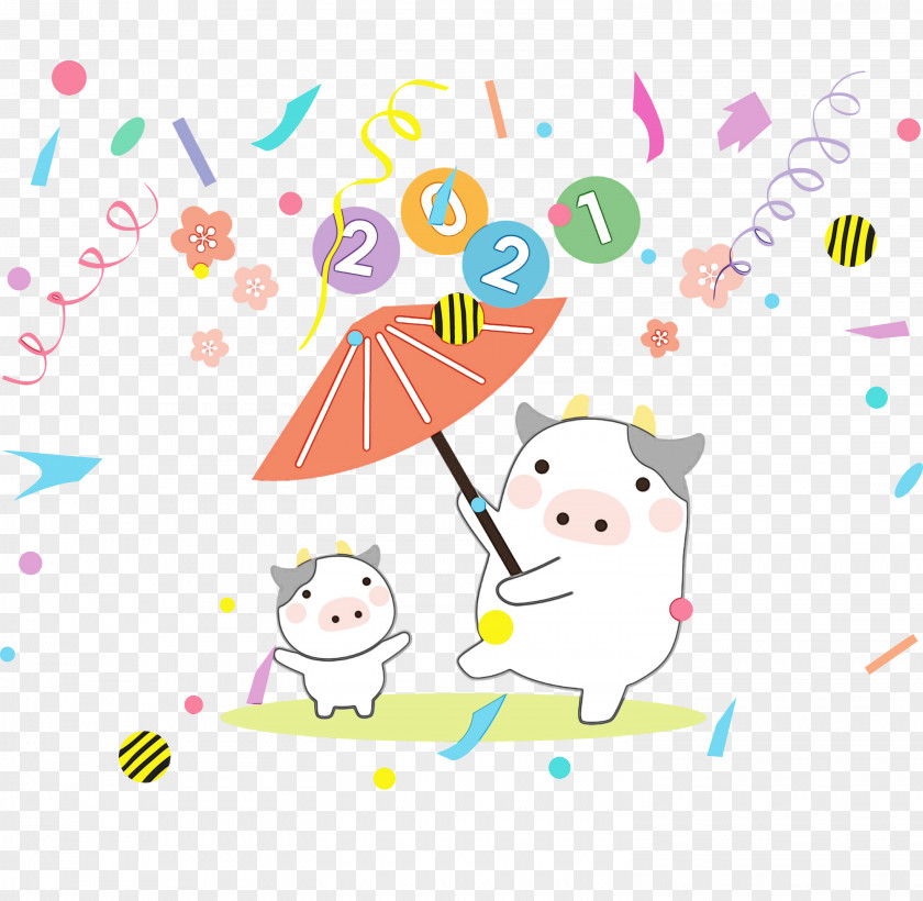 New Year Card PNG